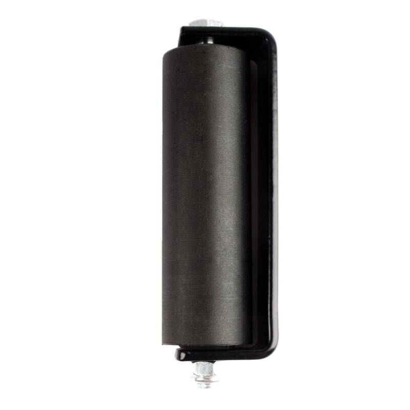 ALEKO Side Roller for Sliding Rolling Gate Black Guide With Bracket 6-inch