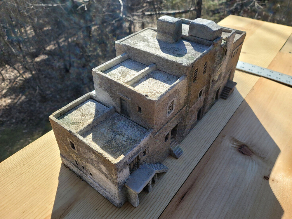 Scratch built 28mm Middle Eastern Complex diorama Chris the Model Maker Riordan