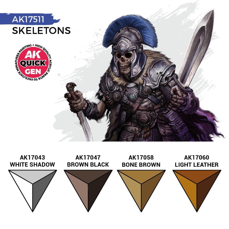 AK Interactive: Skeletons - QUICK GEN Set - AK17511