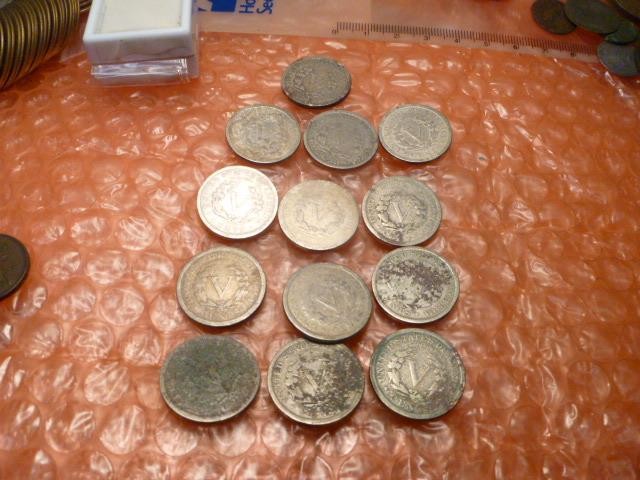 Liberty Nickels 1900-1912 Full Dates Good or Better 13 coins Total