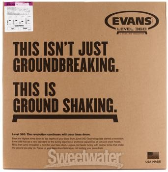 Evans EQ4 Clear Bass Drumhead - 22"