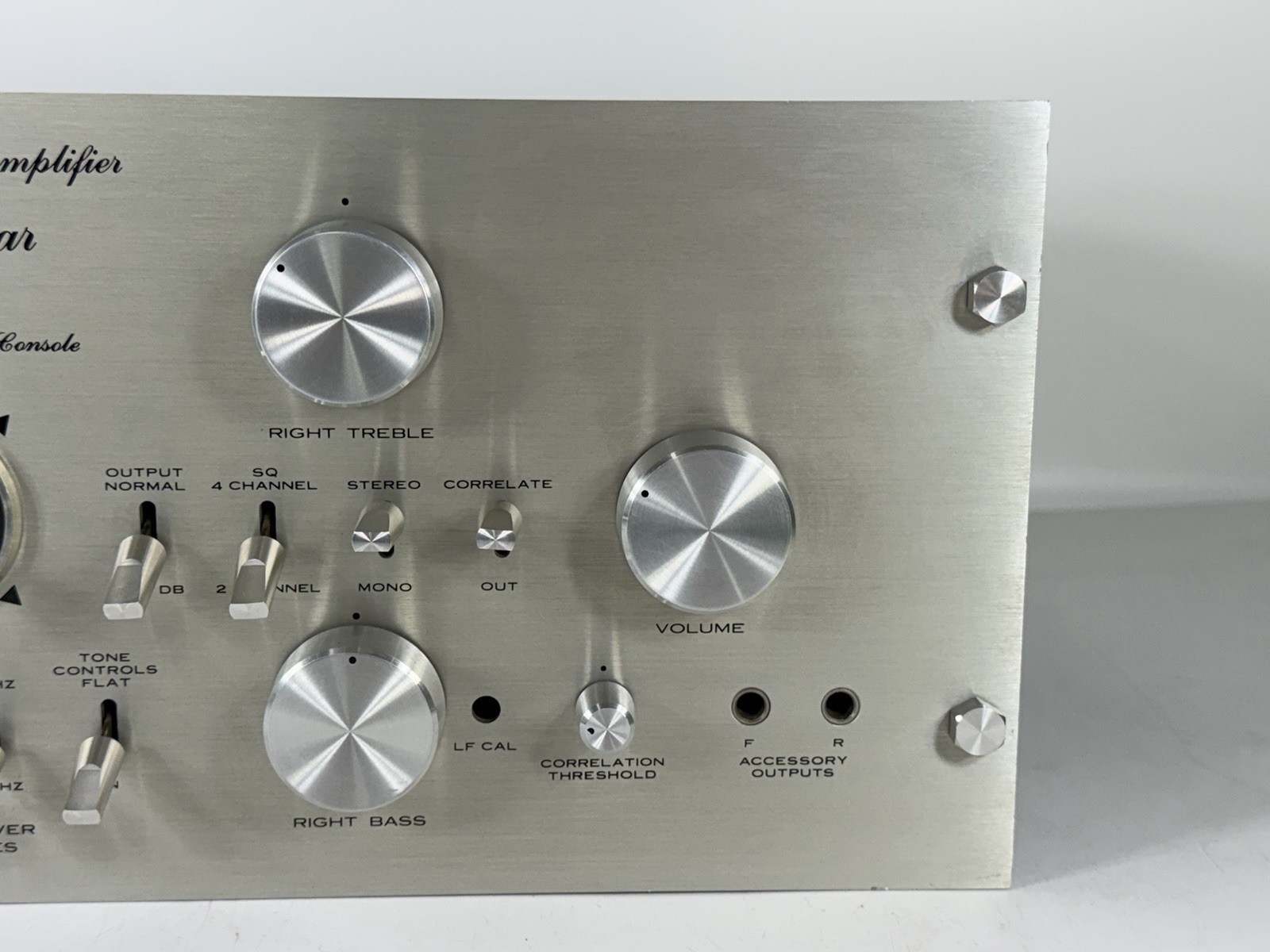 Vintage 1970s Phase Linear 4000 Audio Control Console - Power On / Need Repair