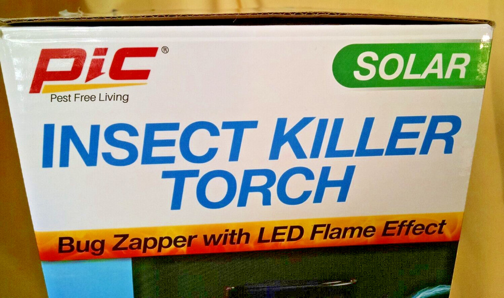 INSECT KILLER TORCH BUG ZAPPER LED FLAME EFFECT LIGHT 4 PC STAKE CONNECTOR ONLY.