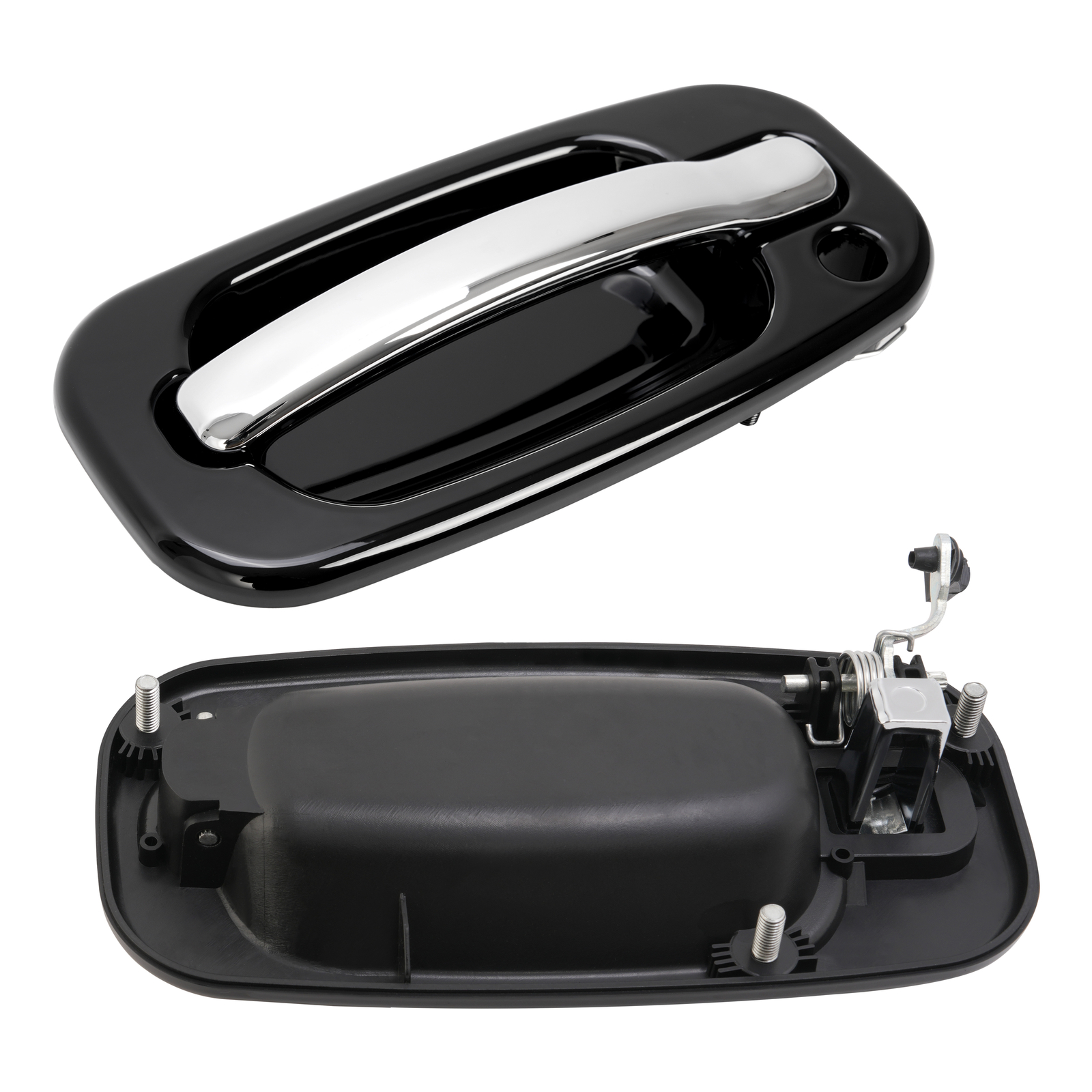 LH RH Chrome Front Exterior Door Handle For Chevrolet Silverado 1500 1999-2006