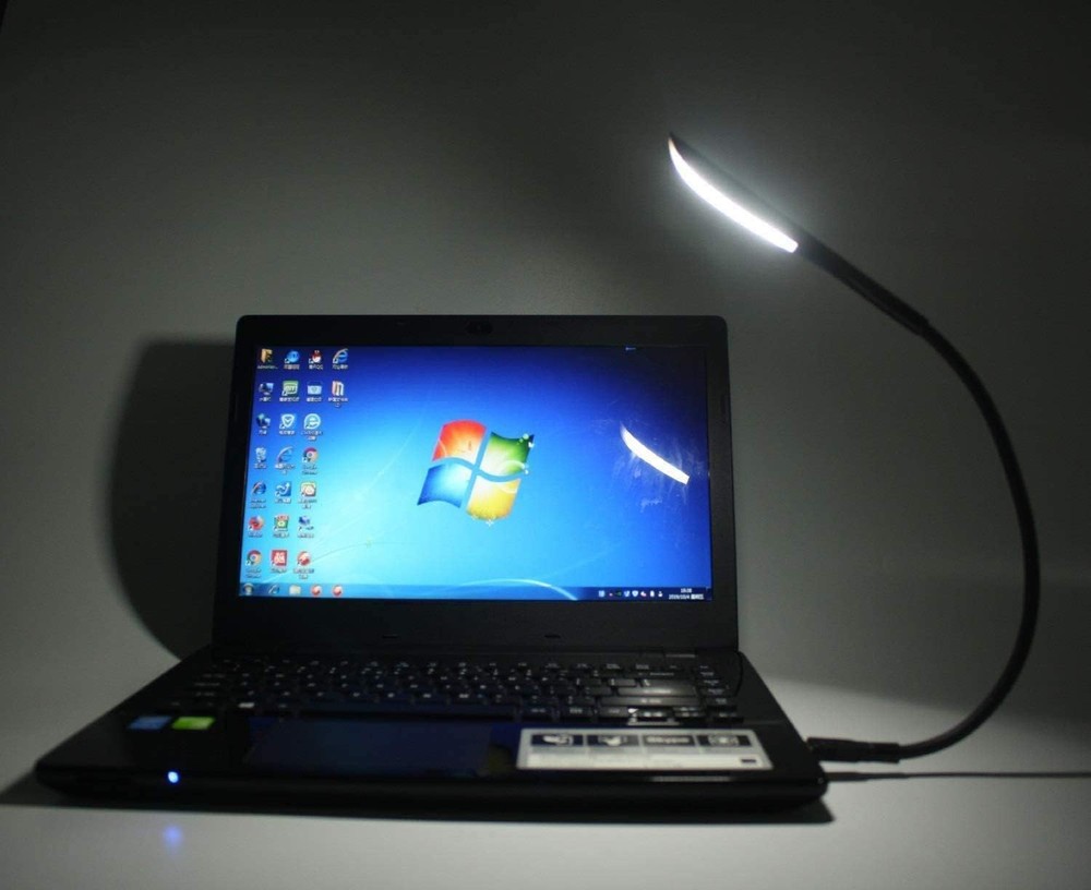 EBYPHAN Dimmable USB Lamp, Flexible Keyboard Light, Mini Small, Black