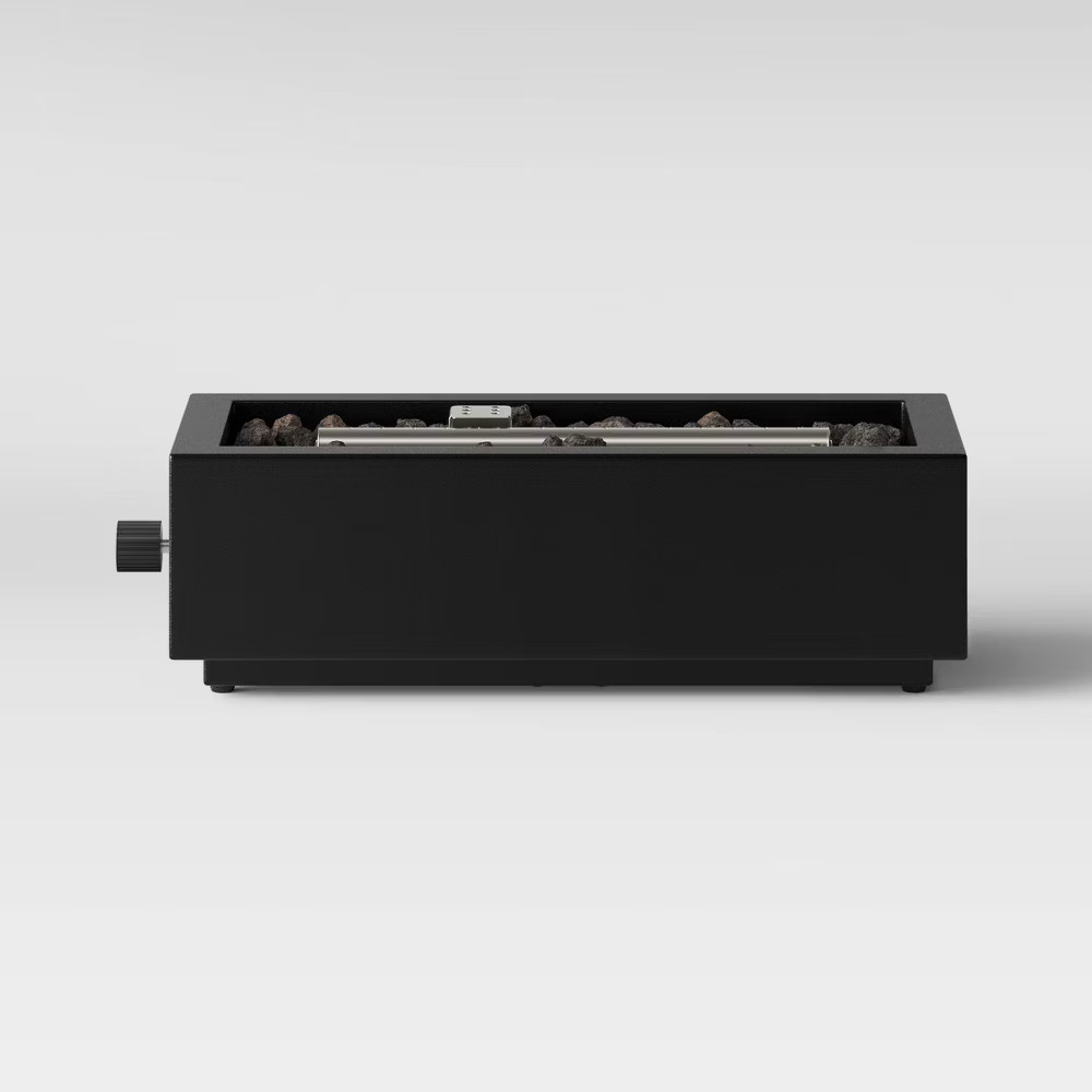 Threshold 14" Outdoor Dining Patio Tabletop Portable Fireplace Propane Fire Pit