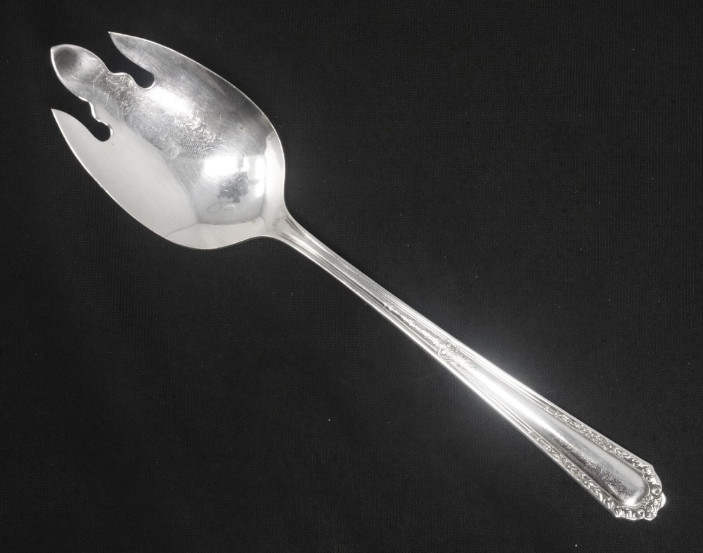 Marianne Silverplate Cold Meat Serving Fork 8" Long