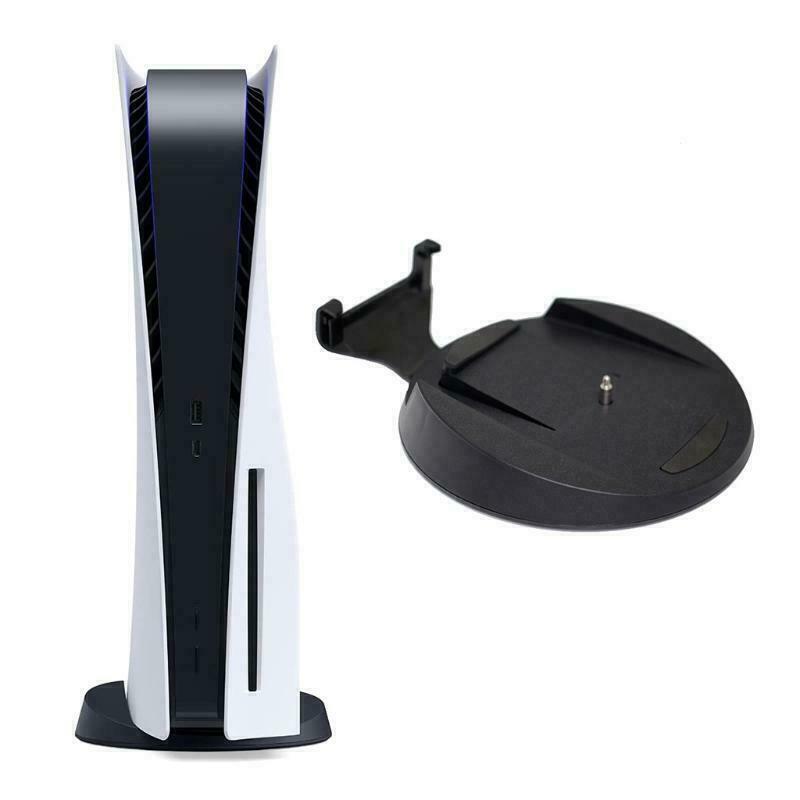 For PS5 Disc Version Vertical Stand Holder Console Dock Mount Base Support Black