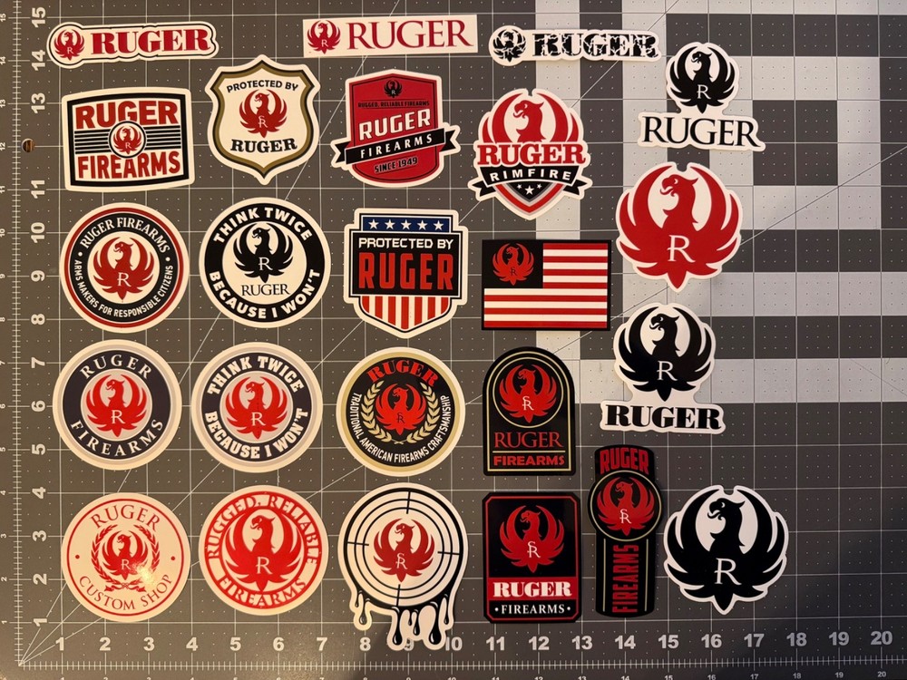 Ruger Firearm Stickers, Multiple Options Available. Pick One