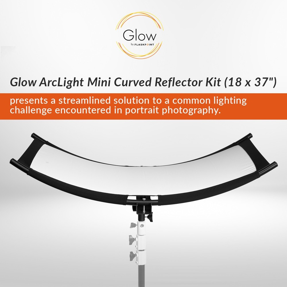 Glow ArcLight Mini Curved Reflector Kit, 18x37"
