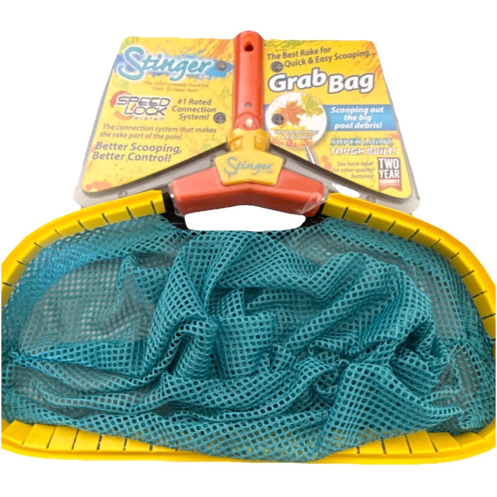 Stinger Leaf Rake Net SpeedLock System Super Light EZ Touch V-Clip