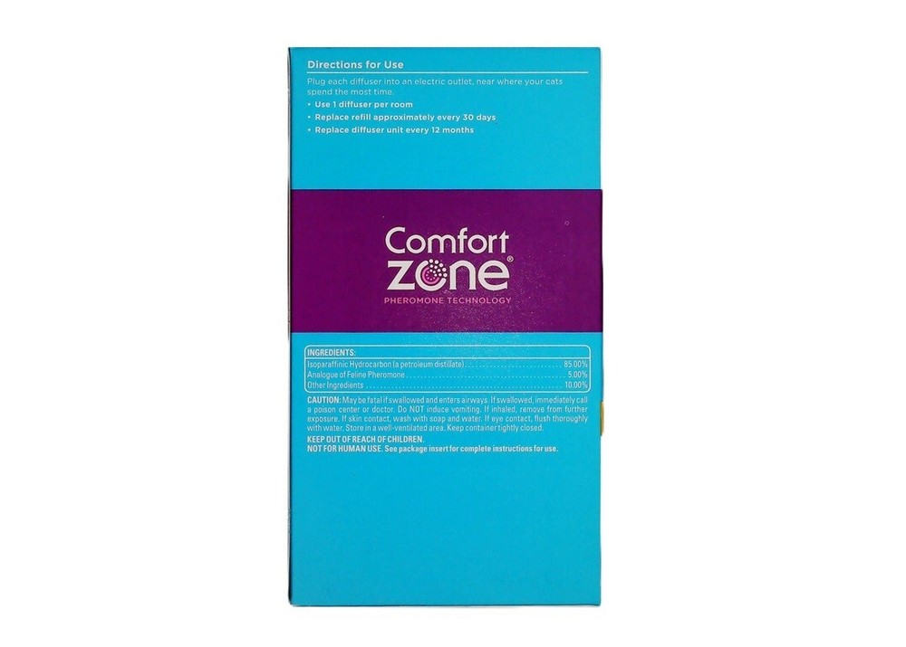 COMFORT ZONE MULTI-CAT DIFFUSER REFILLS FOR CATS AND KITTENS 3-PACK