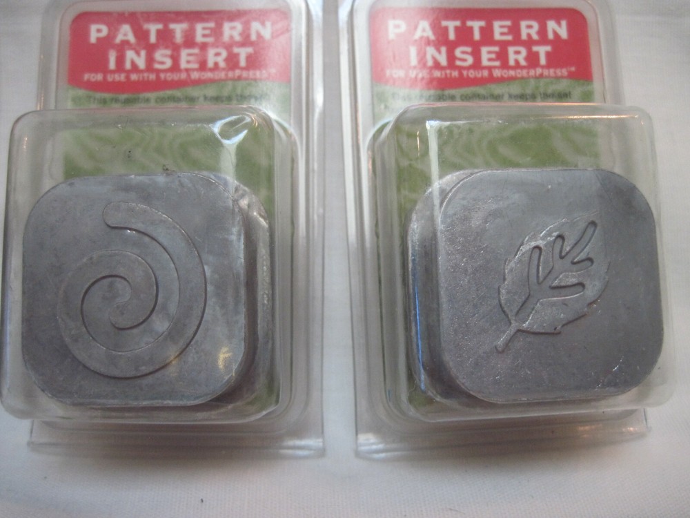 Set of 5 NEW Wonder Press Punch & Emboss Patterns