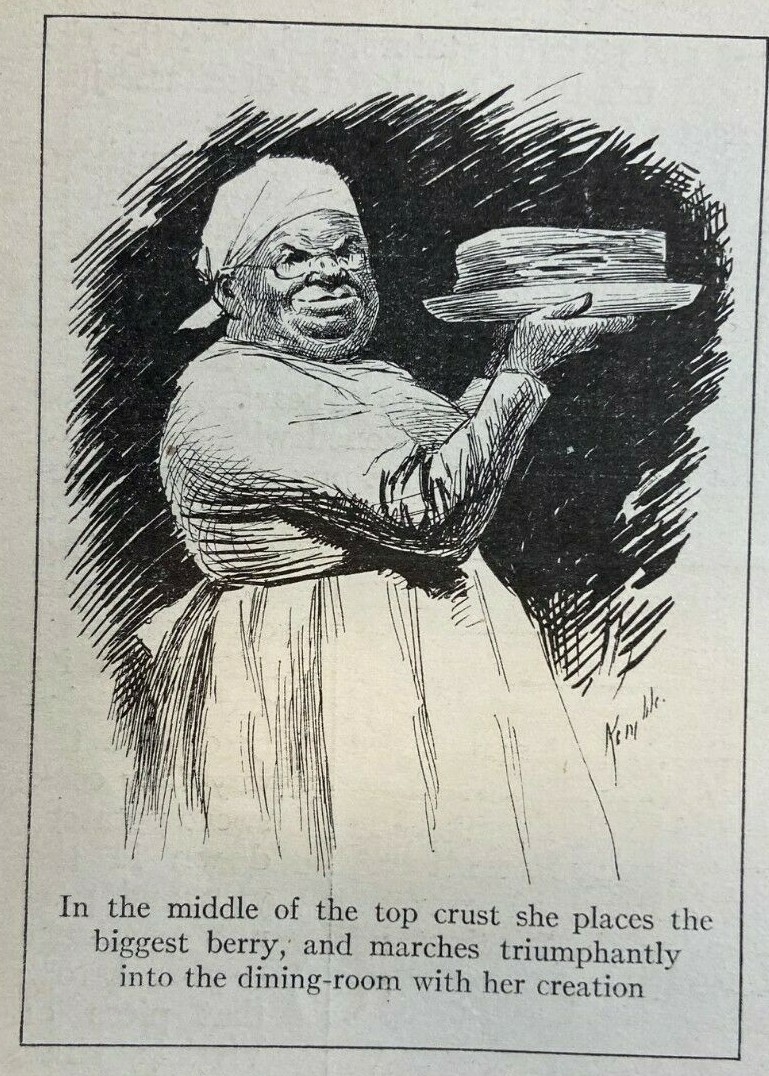 1911 Food Eating illustrated