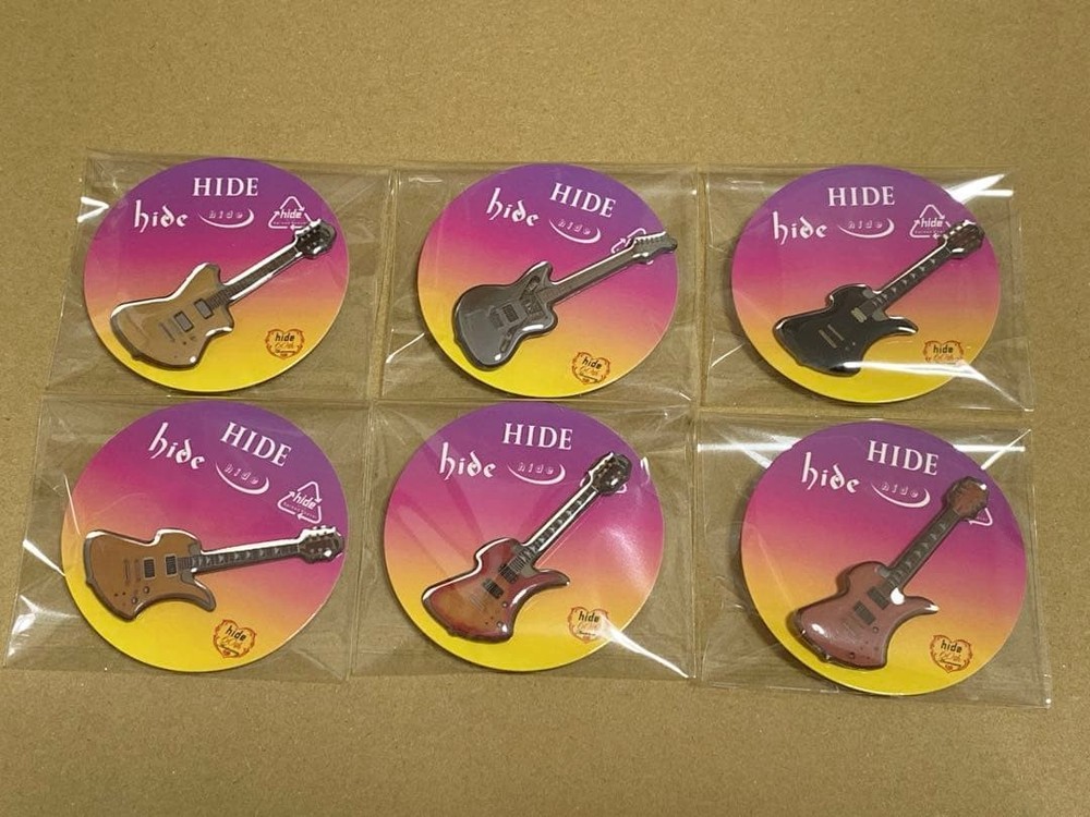 hide 60th pins vol.2 guitar 6 types set