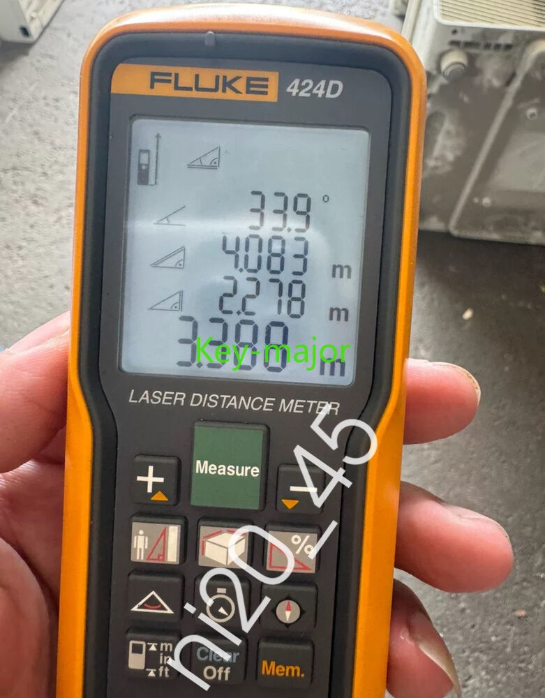 Fluke 424D Laser Distance Meter - Tested & Working -