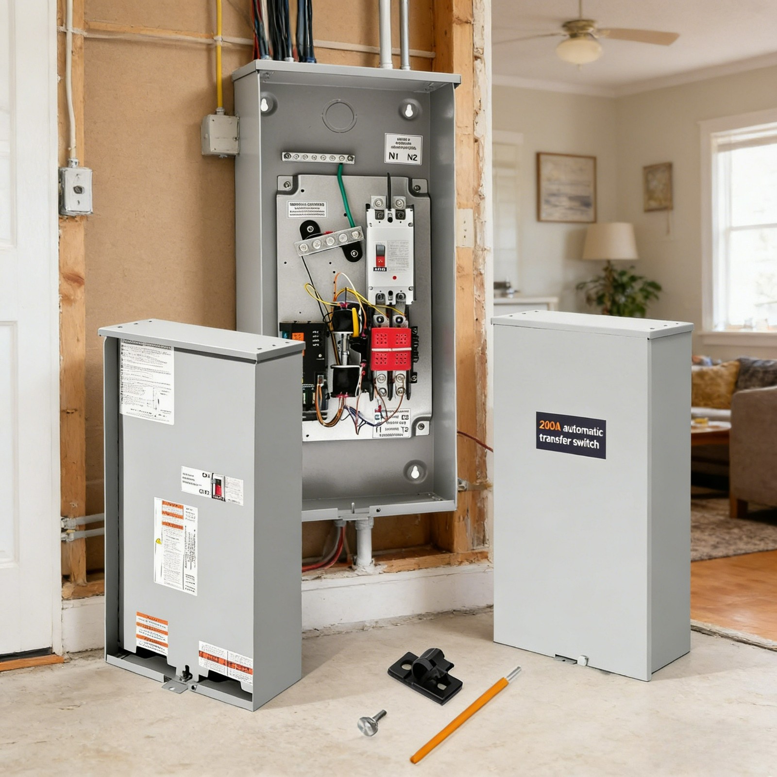 200 Amp Automatic Transfer Switch w/Power Management for Generac RXSW200A3