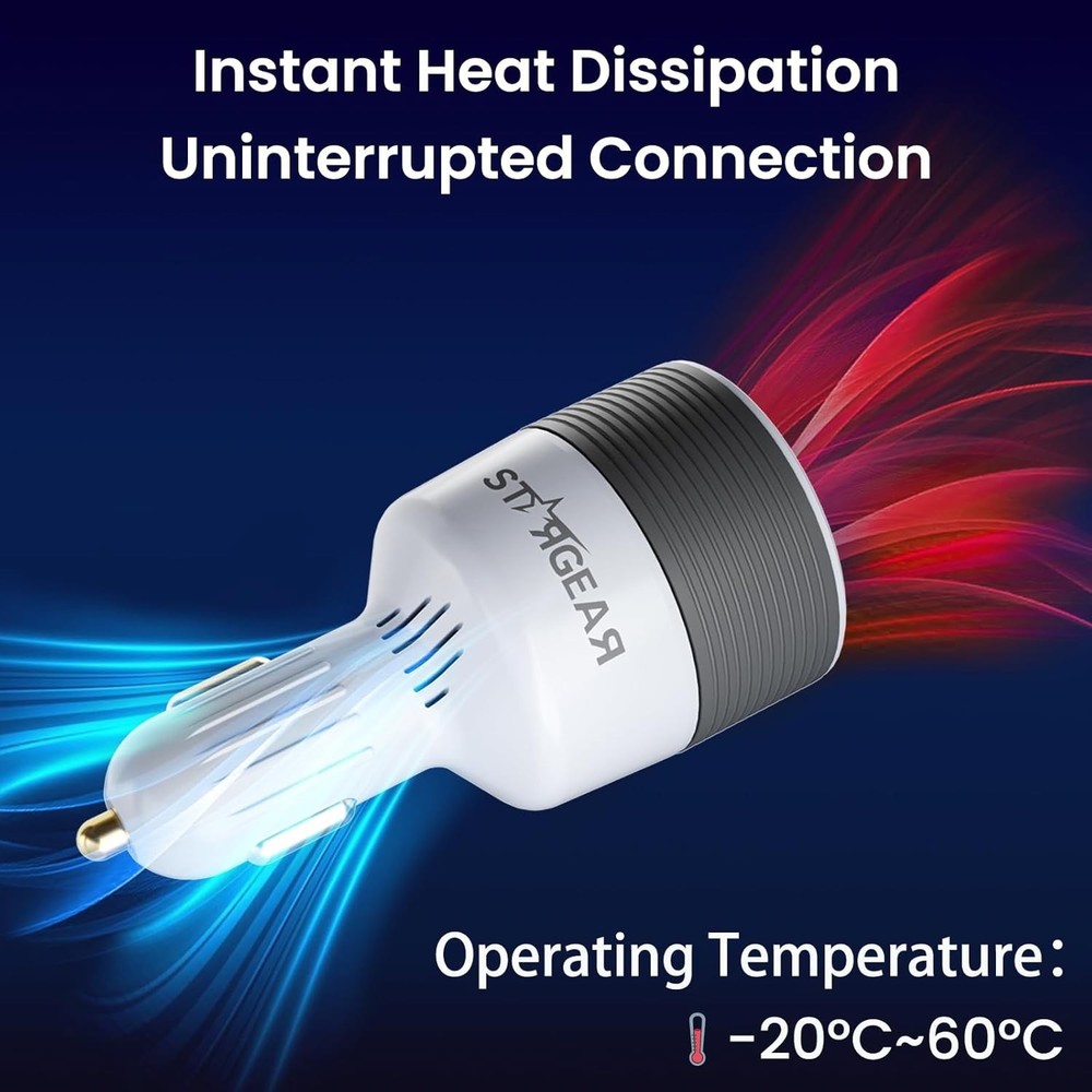 Compact 24V DC Step Up Converter for Car Cigarette Lighter