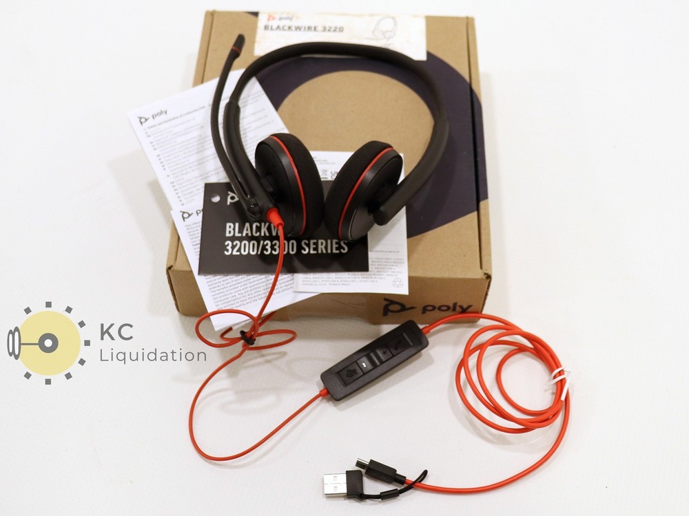 Poly Blackwire 3220 USB/USB-C 9P7X8AA Headset