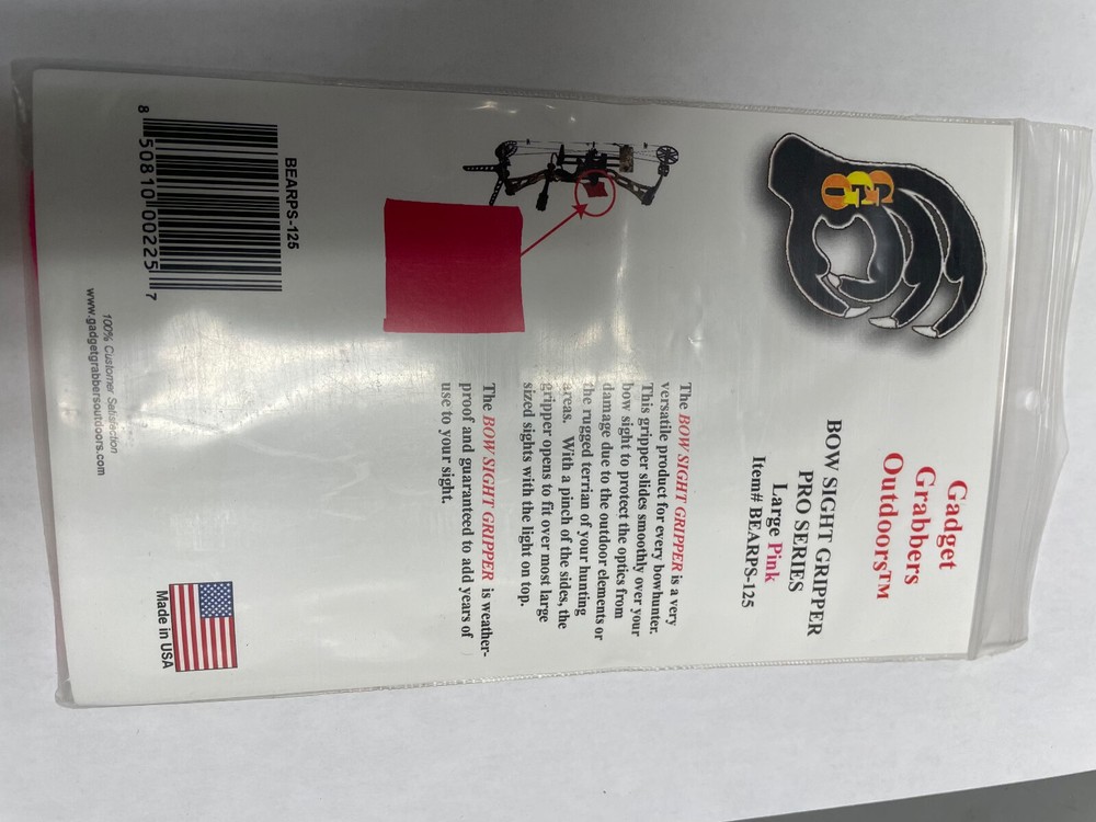 Bear Archery Scope Cover / Large Pink 4" x 4.75"