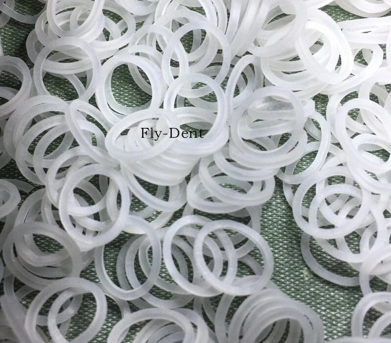100Pcs Rubber Bands Dental Orthodontic Elastics Latex Braces 2.5/3.5/4.5/6.5OZ