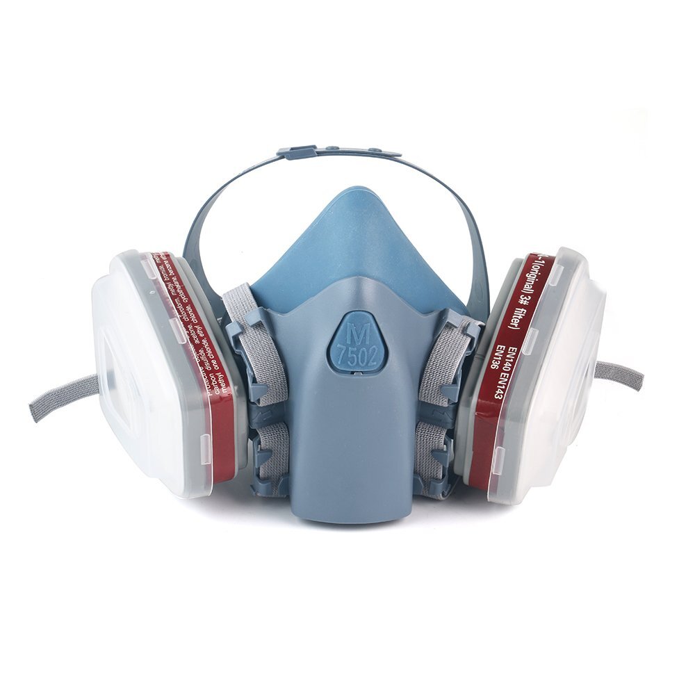 Half Face Gas Mask Painting Spraying Respirator Facepiece reusable respirator US