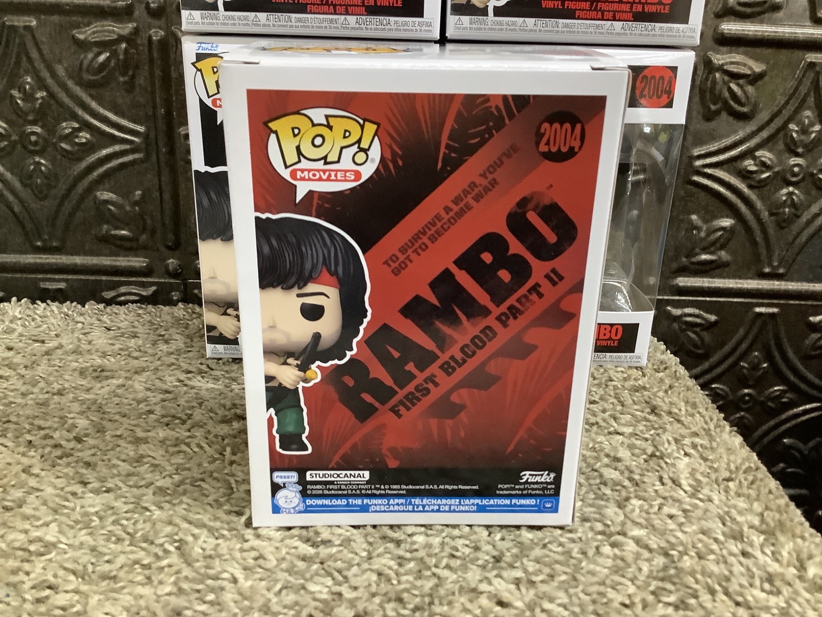 Funko Pop! Rambo: First Blood Part II John Rambo Vinyl Figure #2004