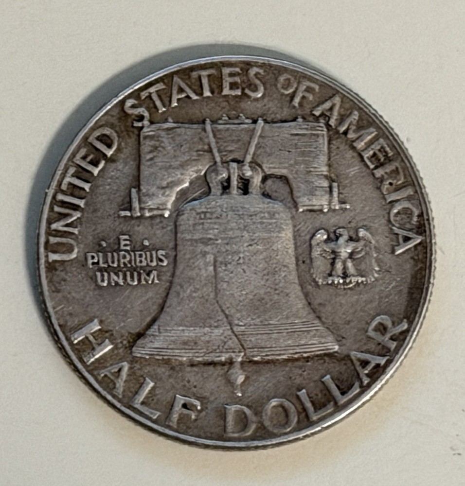 1948 Franklin US Half Dollar - 90% Silver - Circulated