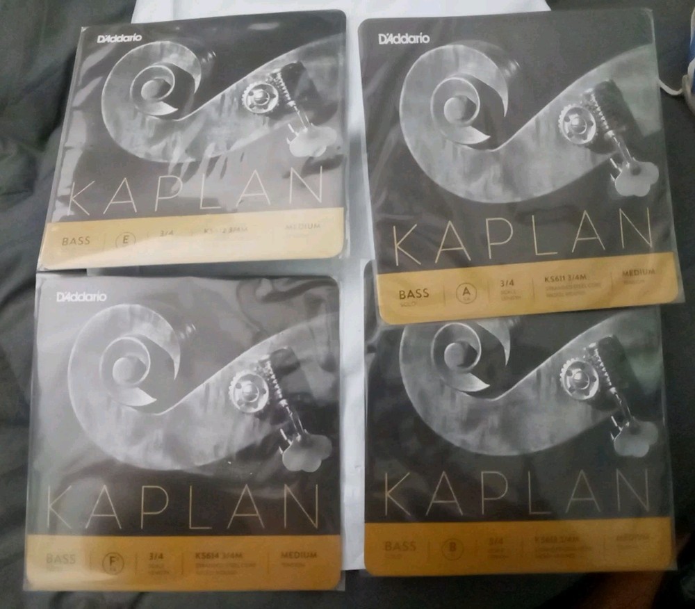D'Addario Kaplan Bass Single A String, 3/4 Scale, Medium Tension (Missing 15)