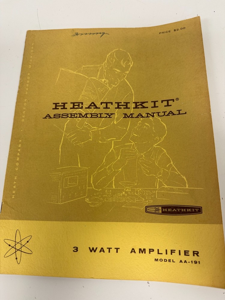 Vintage Heath Heathkit Amplifier Model AA-191 - UNTESTED