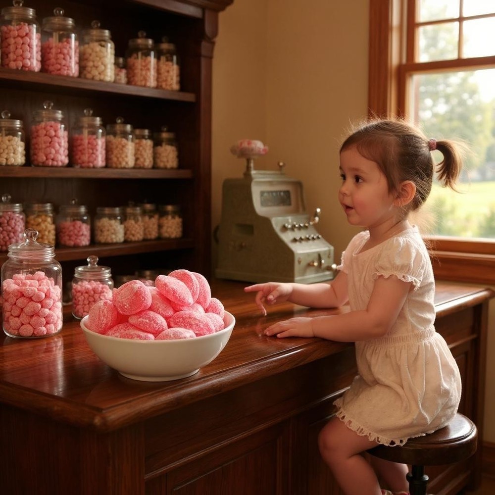Claeys Sanded Watermelon Drops Old Fashioned Nostalgic Candy , 2 lbs