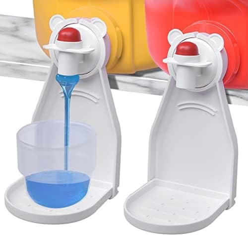 Laundry detergent cup holder drip catcher.