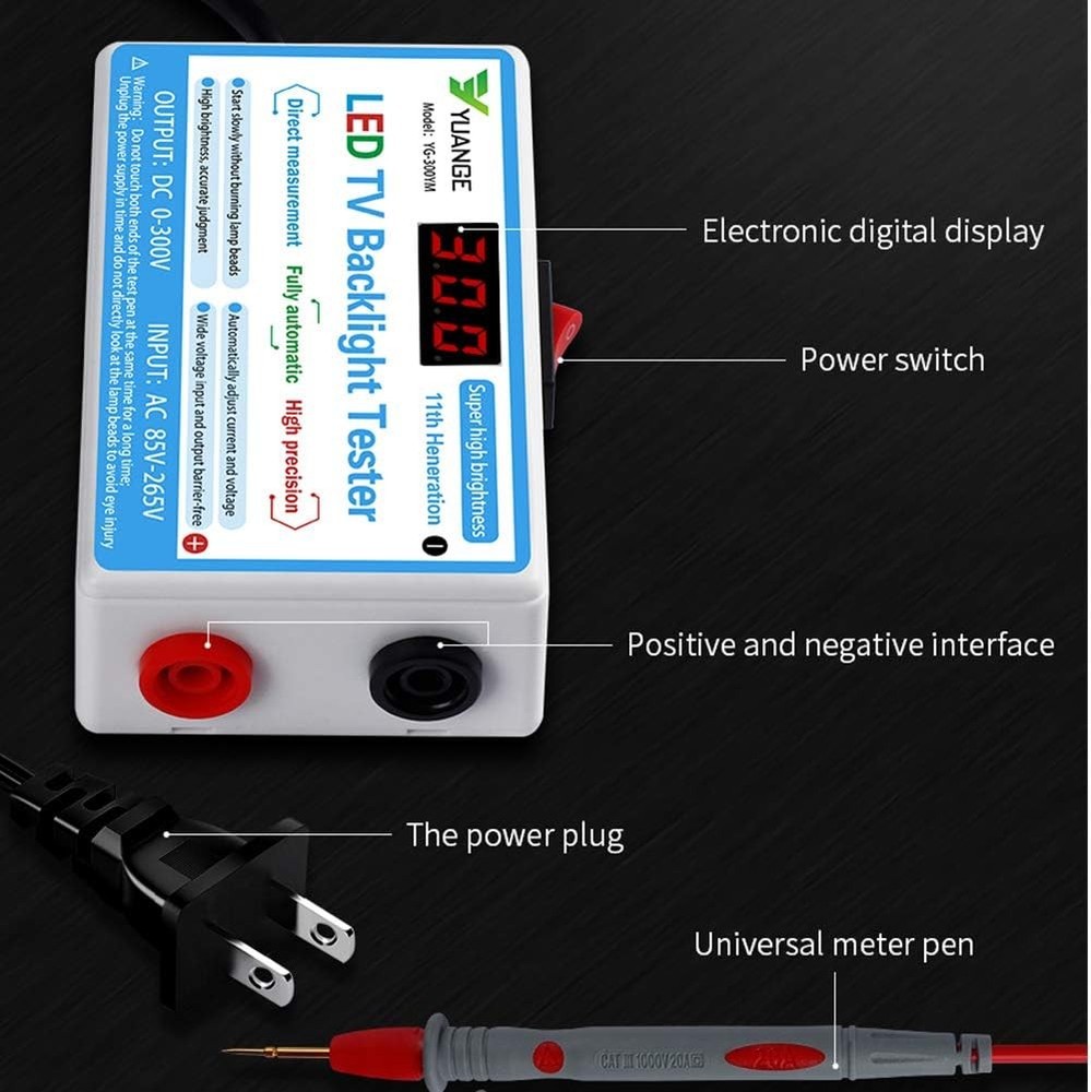 Liphontcta LED Lamp Bead TV Backlight Tester, Led Light Test Tool for White