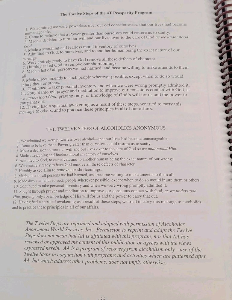 4T Prosperity Program Stretton Smith 1998 Final Edition Self Help Audio Tapes