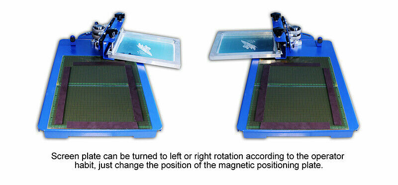 1pc Universal Head Shaking One Color Spinning Screen Printer Two Directions New