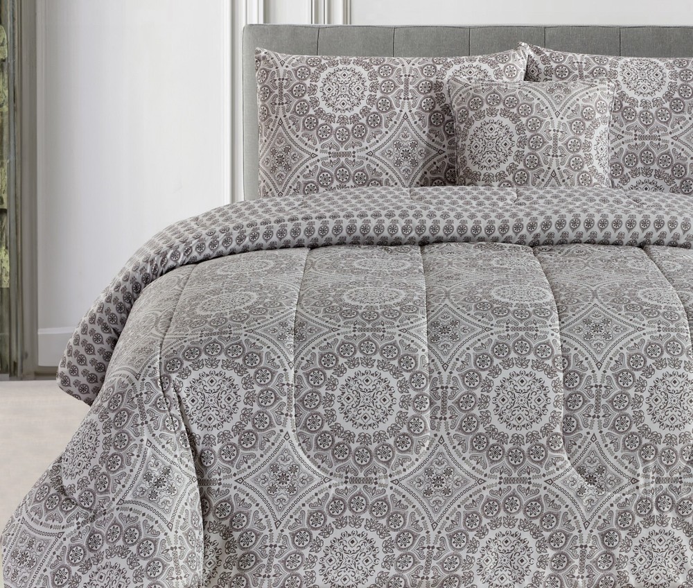 5 Piece Comforter Set Duvet Insert Bedding All Season Reversible Comforter Sets