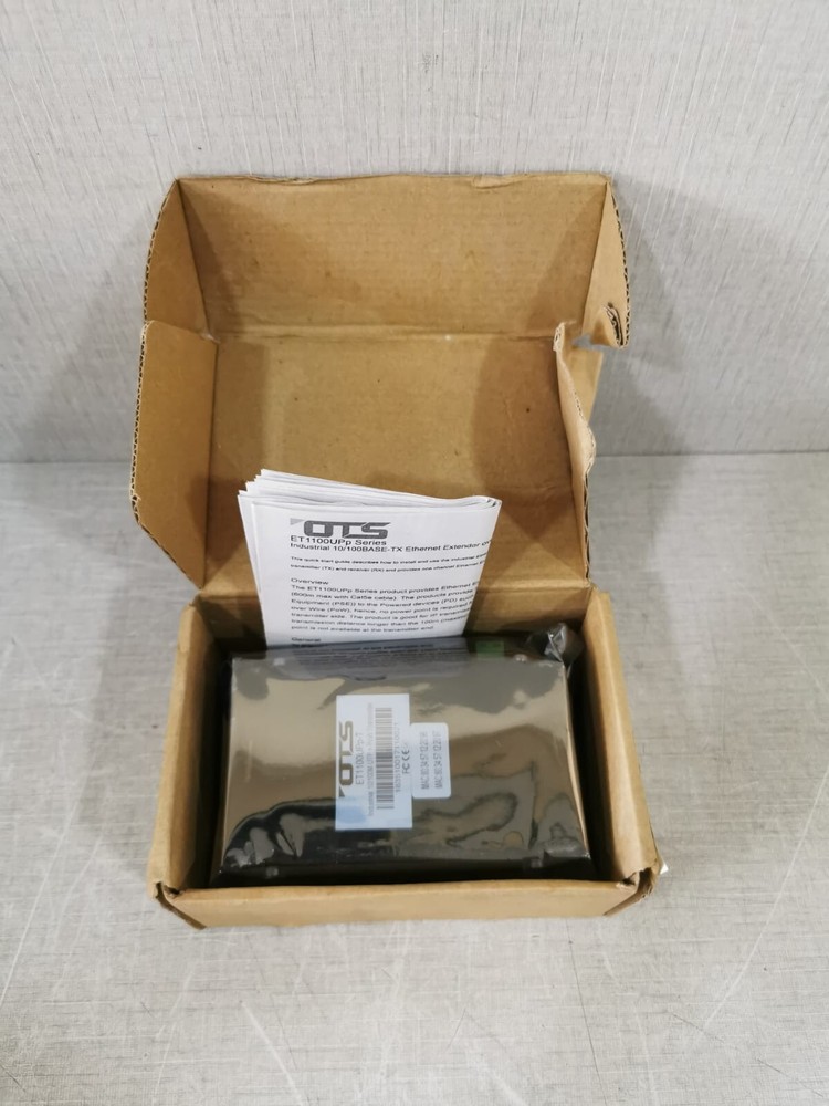 OTS ET1100UPp-T INDUSTRIAL 10/100M UTP+ PoW TRANSMITTER