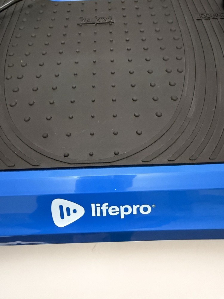 LifePro Blue Vibration Plate Exercise Machine with Remote Control