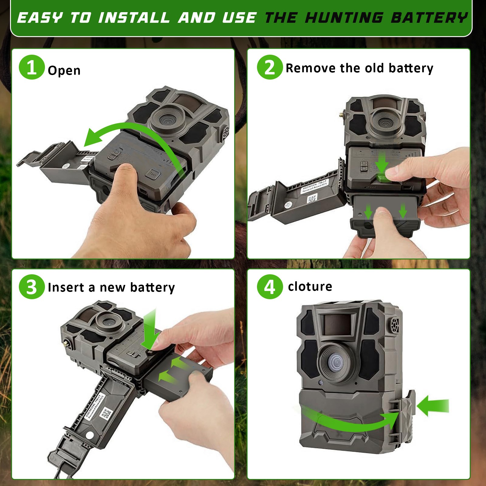 FOR TACTACAM Reveal Lipo Lithium Battery Pack for Reveal X Gen 3.0, 2.0