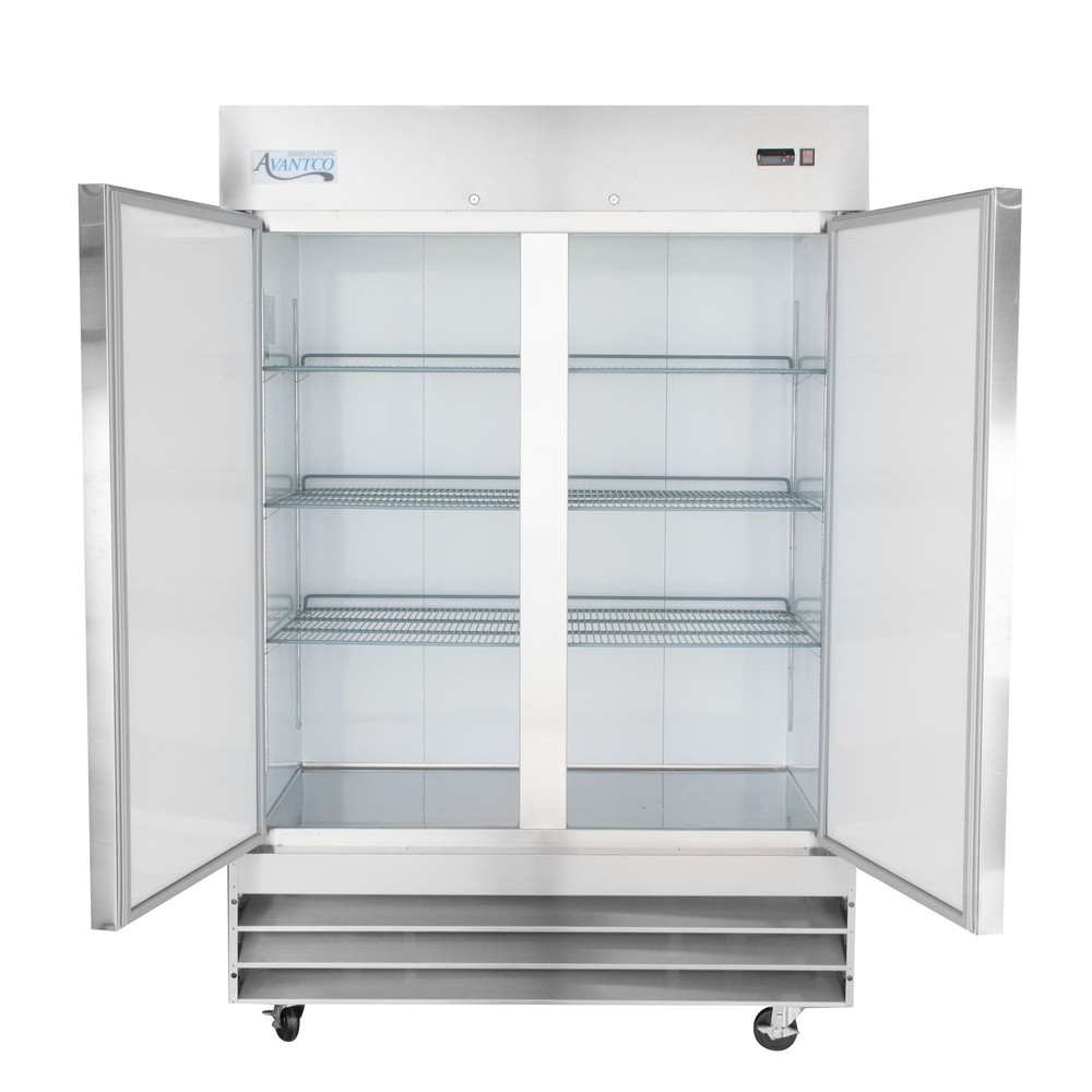 54" Solid Door Reach-In Refrigerator