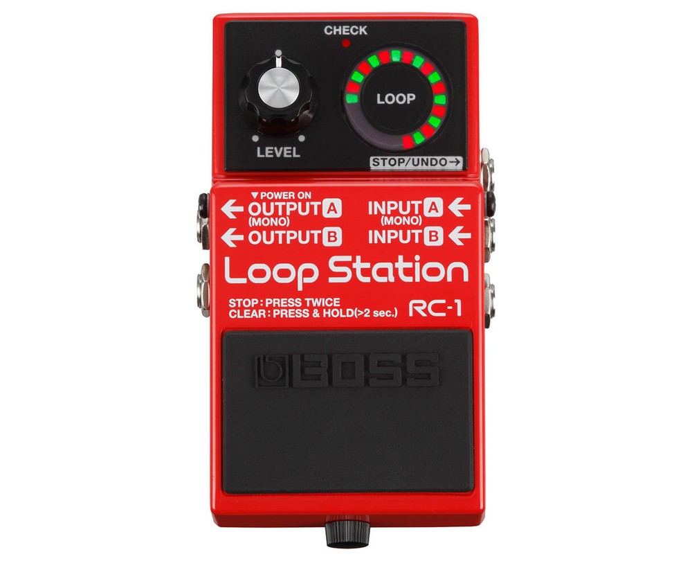 Boss RC-1 Loop Station + Gator Patch Cable 3 Pack