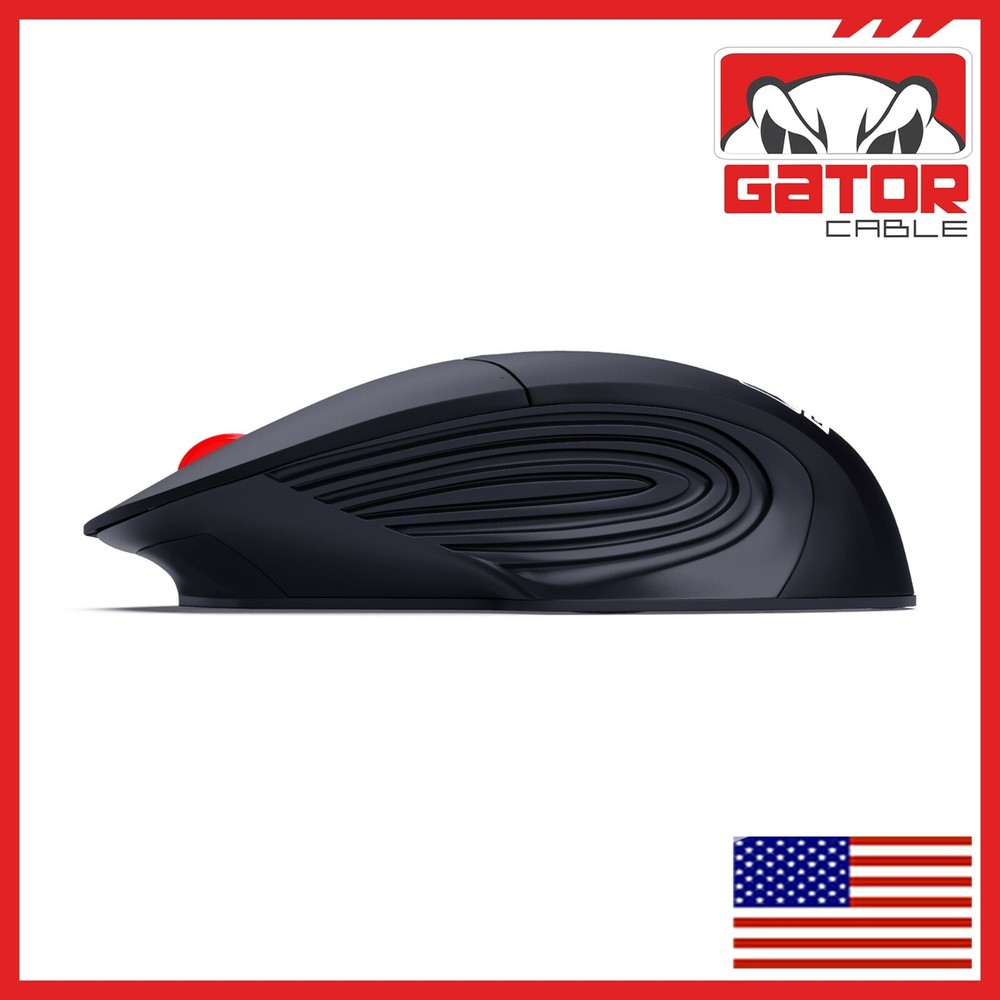 Wireless Optical Mouse Ergonomic USB Receiver 2.4GHz for Laptop PC Computer Mac