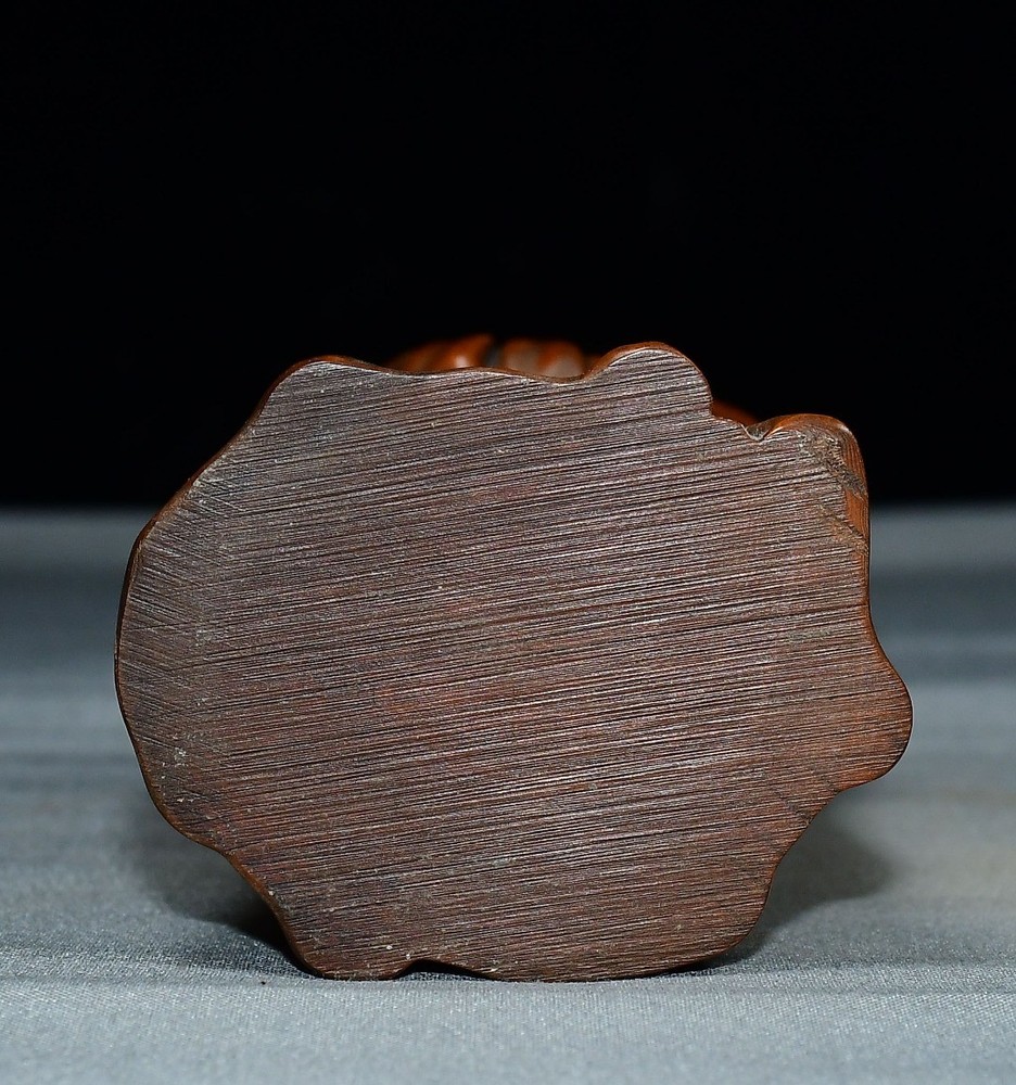 Exquisite Small Leaf Boxwood Monk Ornament