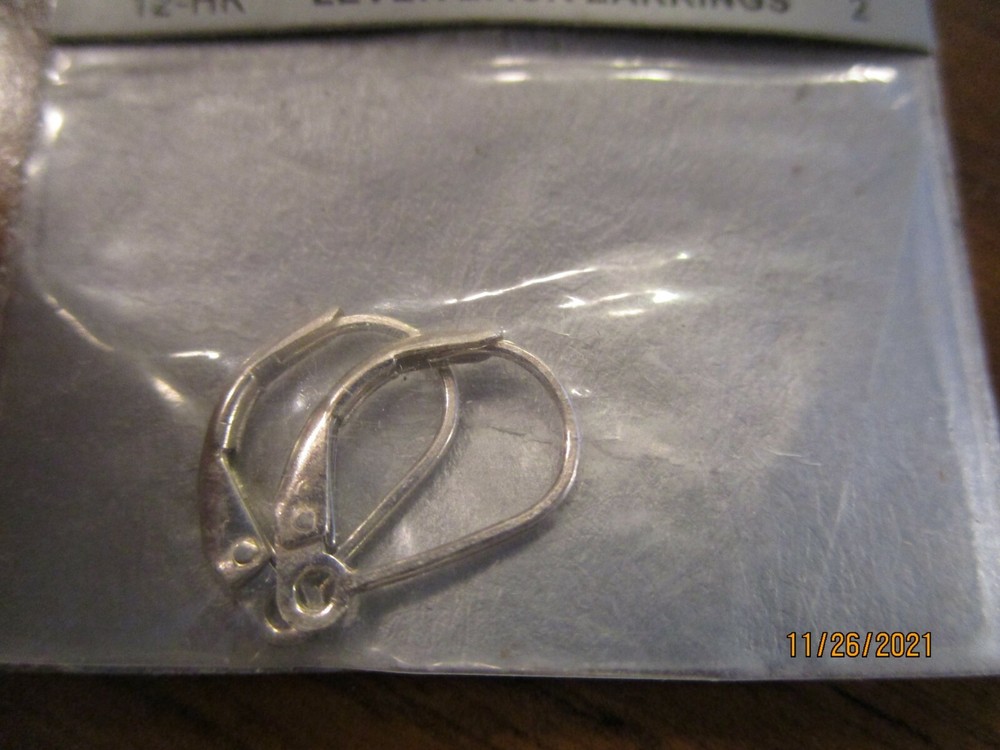 Sterling Silver lever back earrings