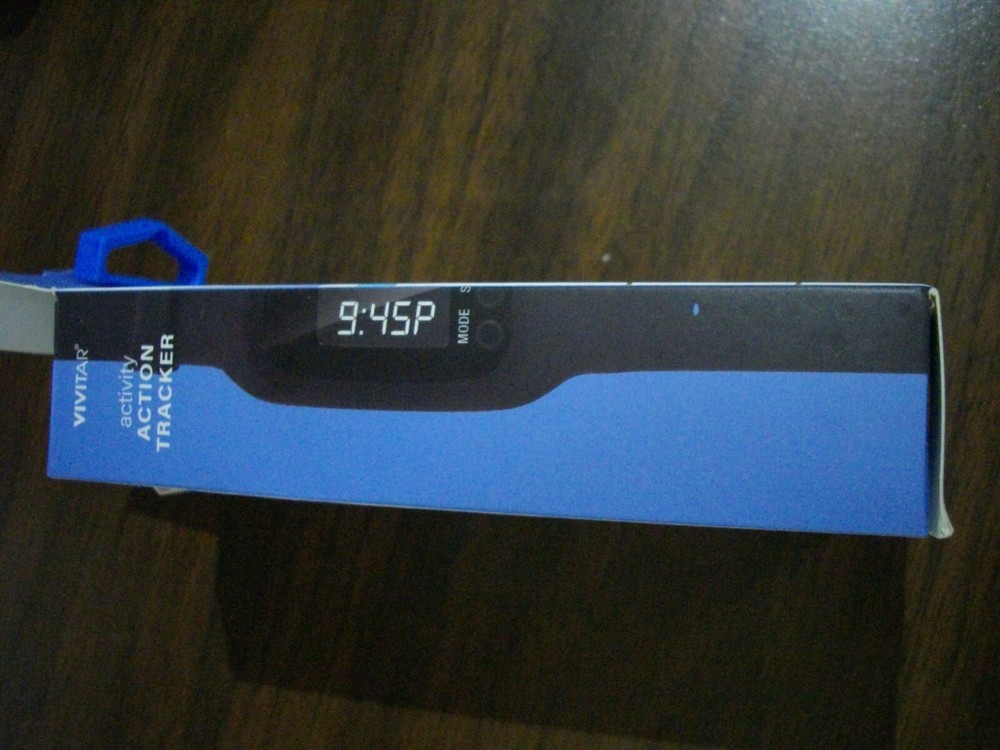 Vivitar Activity Action Fitness Tracker LCD Display Black For IOS Android OS