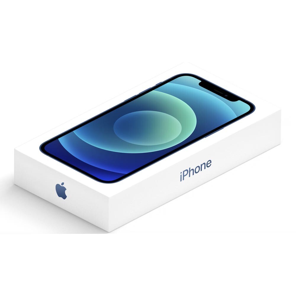 (BOX ONLY) BLUE Iphone 12