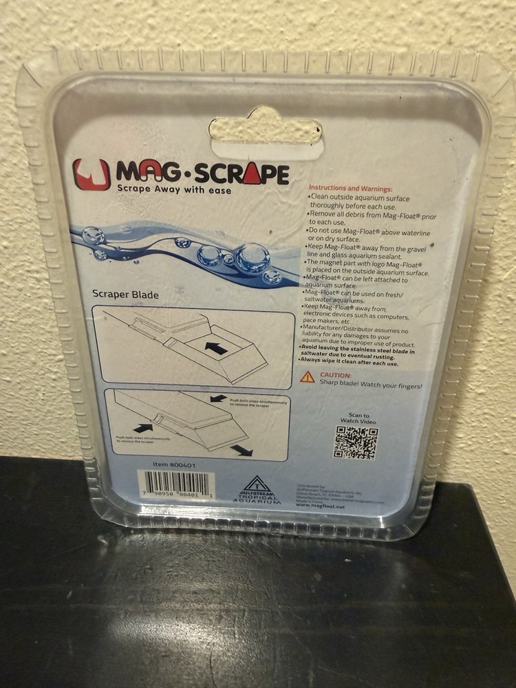RA Gulfstream Tropical Replacement Scrapers for Mag-Float Scrape - 2 pk Large +