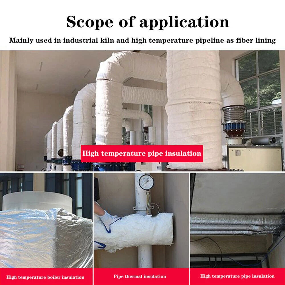 Ceramic Fiber Blanket Insulation High Temperature Fireproof Mat Pads Alternative