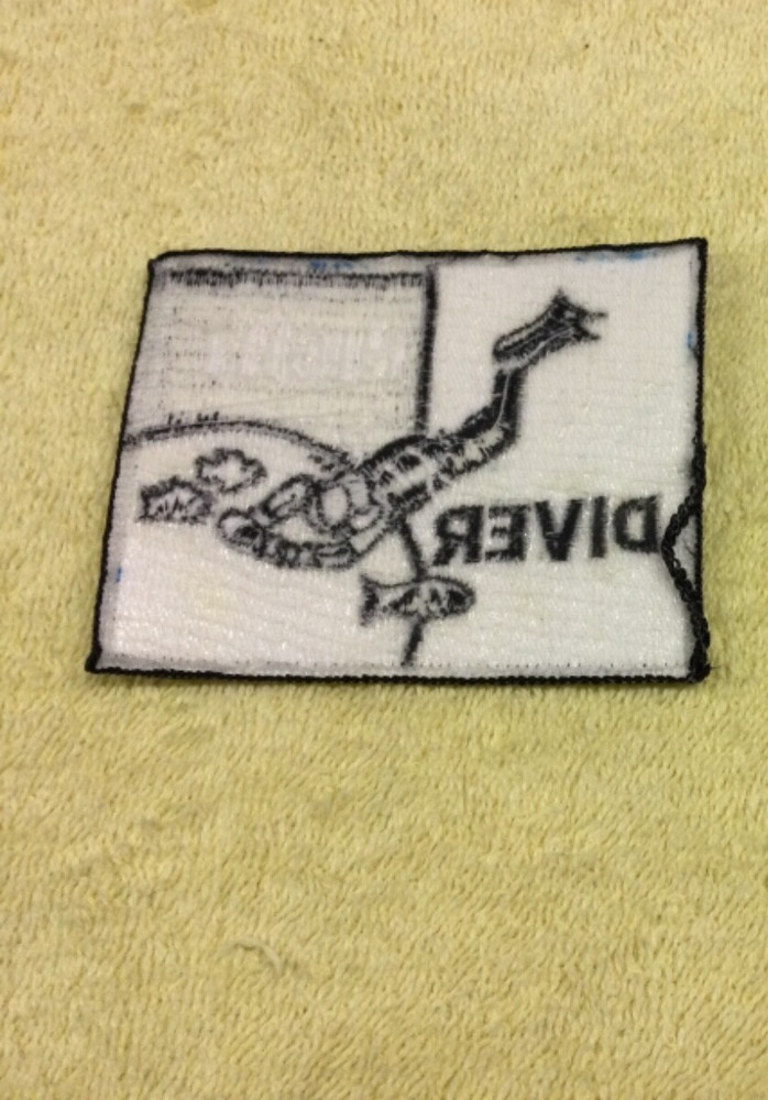 NIGHT DIVER SCUBA PATCH - 1 PATCH PADI SDI SSI NAUI