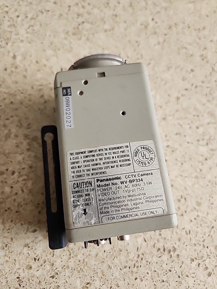 WV-BP334 Panasonic CCTV Camera Black and White